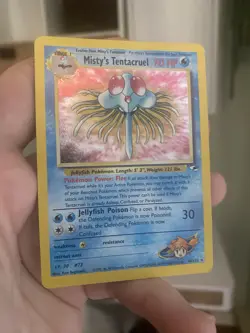 Misty's Tentacruel 10/132 - WoTC Gym Heroes Holo Rare Pokemon TCG - MP - Image 3