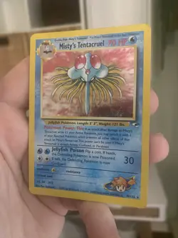Misty's Tentacruel 10/132 - WoTC Gym Heroes Holo Rare Pokemon TCG - MP - Image 4