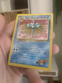Misty's Tentacruel 10/132 - WoTC Gym Heroes Holo Rare Pokemon TCG - MP - Image 5