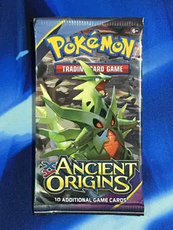 Pokemon XY 2015 Ancient Origins Booster Pack Tyranitar Art Factory Sealed Nm M - Image 1