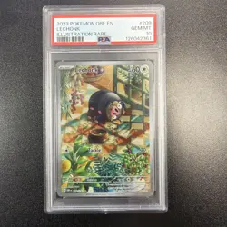 Pokemon Lechonk Illustration Rare Obsidian Flames #209/197 PSA 10 Gem Mint JY - Image 1