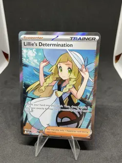 Lillie's Determination 169/132 Me01: Mega Evolution Holo Pokemon - Image 1
