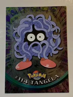 2000 Topps Pokemon TV #114 Tangela (E) Silver Foil FREE COMBINED SHIP - Image 1