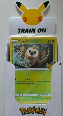 POKEMON~25TH~PROMO~EXCLUSIVE~STARTERS ALOLA~JUMBO~SEALED~ITA - Image 1