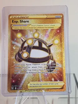 Pokemon TCG: Exp. Share 180/163 Swsh05: Battle Styles Secret Rare Holo NM/LP - Image 1