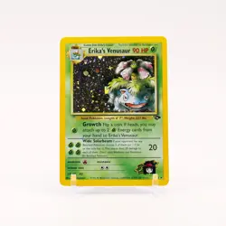 Erika's Venusaur - 4/132 Gym Challenge Unlimited Holo Rare Pokemon - NM - Image 1