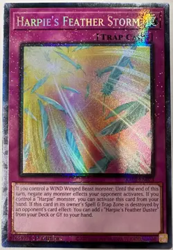 Yugioh! - Harpie's Feather Storm - RA01-EN073 - Prismatic Collector's Rare -NM/M - Image 1