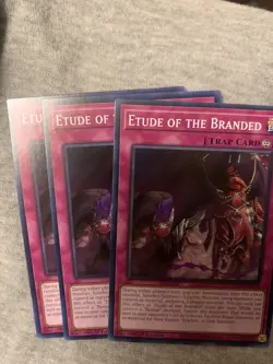 Yugioh! 3x Etude of the Branded MP24-EN351 Common 1st Ed NM - Image 1