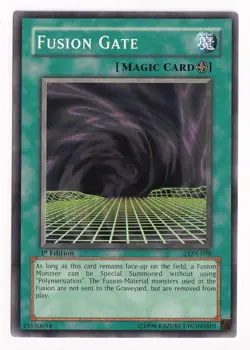 Fusion Gate 1st Ed. YuGiOh Labyrinth of Nightmare #LON-098 - Image 1