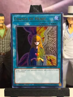 Yu-Gi-Oh! TCG Change of Heart RA01-EN050 25th ARC 1st Edition Ultra Rare! - Image 1