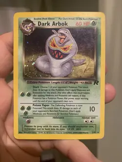 Dark Arbok - 2/82 - Pokemon TCG Team Rocket Unlimited Holo Rare Card WOTC HP - Image 1