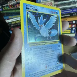 Articuno 2/62 Pokemon Fossil Holo Rare WOTC Vintage Card English LP Unlimited - Image 4