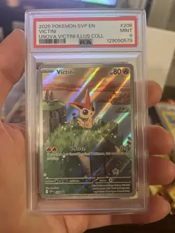 Victini 208 Sv: Scarlet & Violet Promo Cards Holo PSA 9 - Image 1