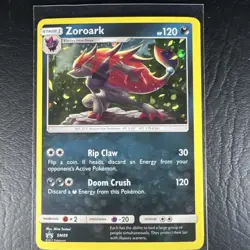 Zoroark SM89 Pokemon 2019 TCG Black Star Promo Cosmos Holo Card - Image 3