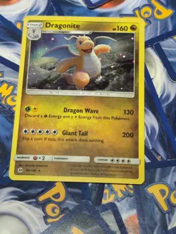 Dragonite (96/149) Sun & Moon Pokemon TCG Holographic Rare Card - Free Shipping - Image 1