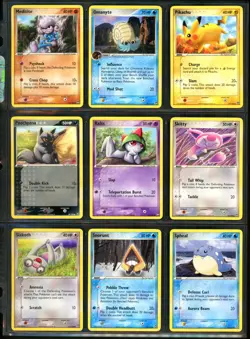 2006 Pokemon EX POWER KEEPERS Set NON HOLO Cards Collection Lot RARE Pikachu NM+ - Image 5