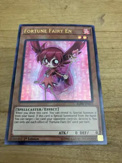 Fortune Fairy En BLHR-EN015 Yu-Gi-Oh! Card 1st Edition - Image 2