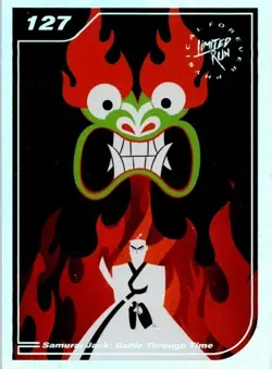 Samurai Jack #127 Silver Limited Run Games Trading Card New Mint - Image 1