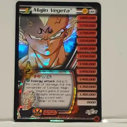 READ DESC.. GKI UR23 Majin Vegeta Score Dragonball Z Card TCG Ultra Rare Promo - Image 1