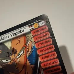 READ DESC.. GKI UR23 Majin Vegeta Score Dragonball Z Card TCG Ultra Rare Promo - Image 3