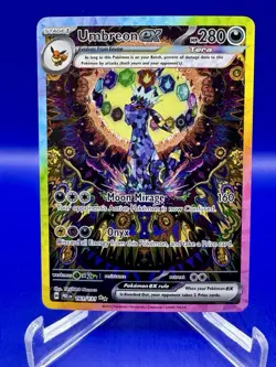 Pokemon TCG Prismatic Evolutions Umbreon EX Card 161/131 - Image 1