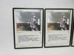 HOLY LIGHT X3 MAGIC THE GATHERING THE DARK 1994 VINTAGE MTG CARD #421 - Image 3