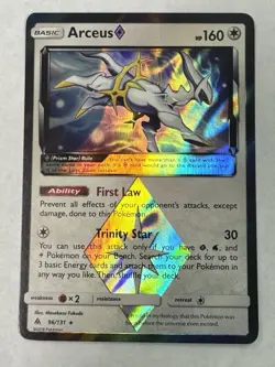 Pokemon TCG Arceus Prism Star Forbidden Light 96/131 Holo Rare Card - Image 1