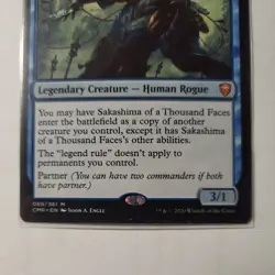 Sakashima of a Thousand Faces Commander Legends #89 Mythic - Image 3