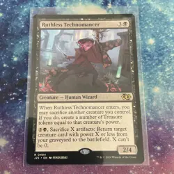 Ruthless Technomancer (REGULAR) x1 - MTG Foundations Jumpstart J25 #484 - Image 1