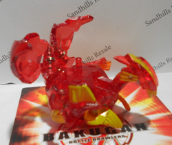 Bakugan Rubanoid Red Pyrus Translucent Baku Tech 540G - see note - Image 3