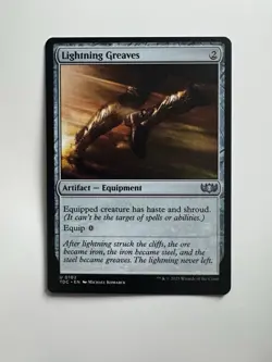 MTG - Lightning Greaves - Commander: Tarkir Dragonstorm - NM Uncommon #102 Reg - Image 1