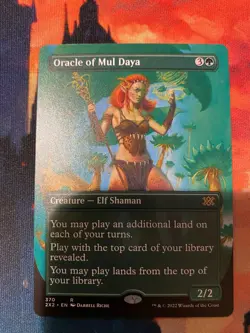 MTG Double Masters 2022 Oracle of Mul Daya Borderless - Image 1