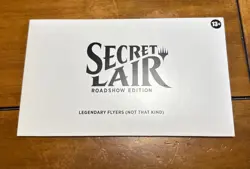 Secret Lair Roadshow Edition Legendary Flyers (Not That Kind) - Sealed - Image 1