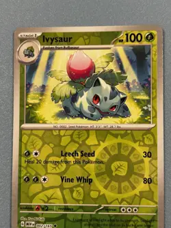Bulbasaur 54/112 Ivysaur 2/165 Venusaur 3/108 Evolution Line- LP/NM Pokemon Lot - Image 5