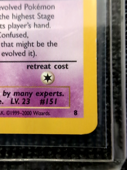 Pokemon TCG Mew #8 Warner Bros Movie Black Star Promo Non-Holo Rare Vintage LP - Image 5