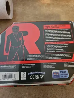 Pokemon TCG Team Rocket Factory Sealed 5 Pack Booster Tin - Image 2