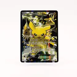 Pikachu EX - XY124 Black Star Promo Alternate Art Pokemon - LP - Image 1
