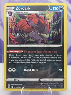 Pokemon Zoroark 103/203 Evolving Skies Holo Rare NM - Image 1