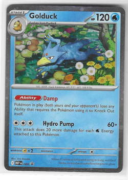 Golduck 008 Black Star Promo Cosmos Holo Foil Mega Evolution Pokemon TCG - Image 2
