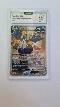 Carte Pokemon "Pingoleon V FA 146/163" - Gradee PCA 9,5 - Image 1