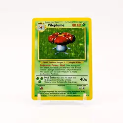 Vileplume - 15/64 Jungle Unlimited Holo Rare Pokemon NO SYMBOL ERROR - NM/LP - Image 1