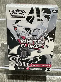 Pokemon TCG: Scarlet & Violet-White Flare Booster Bundle (6 Packs) NEW SEALED - Image 1