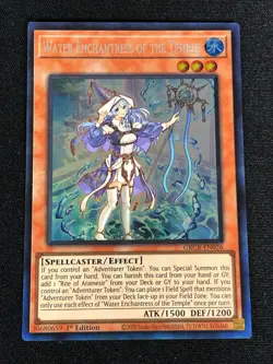 Yugioh Water Enchantress of The Temple GRCR-EN026 1ST COLLECTORS (NM) - Image 1
