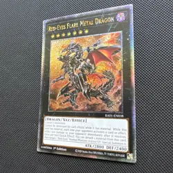Yu-Gi-Oh TCG Red-Eyes Flare Metal Dragon 1st Ed. Ultra Quarter Century RAO1 NM - Image 2