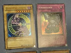 Yu-Gi-Oh! 4x OG Holo Dark Magician SDY, Suijin + Sanga MRD 1st Ultra Super Rare - Image 2