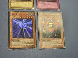 Yu-Gi-Oh! 4x OG Holo Dark Magician SDY, Suijin + Sanga MRD 1st Ultra Super Rare - Image 3