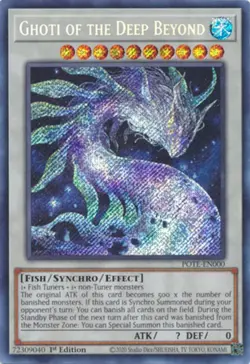 Yugioh! Ghoti of the Deep Beyond - POTE-EN000 - Secret Rare - 1st Edition Near M - Image 1