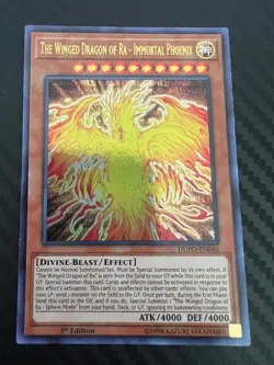 Yugioh The Winged Dragon Of Ra - Immortal Phoenix DUPO-EN046 Ultra 1st Ed VLP - Image 1