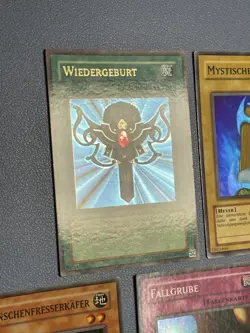 Yu-Gi-Oh! 7x OG LOB Set Wiedergeburt, M. Elfe, K. Wachter, etc Ultra Super Rare - Image 2