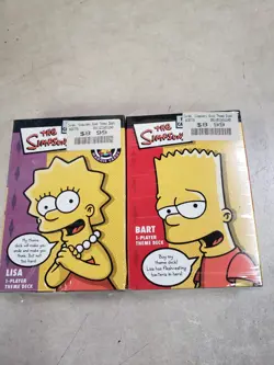 x2 - The Simpsons Trading Card Game Lisa & Bart 1 Player Theme Deck - Image 1